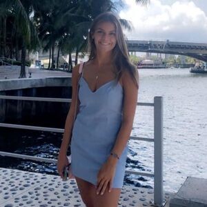 Urban Outfitters Light Blue Tank Dress (XS)